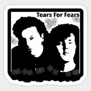 tears for fears retro Sticker